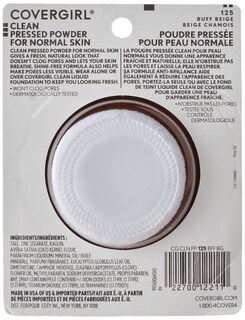 Foto 2 | Base De Maquillaje En Polvo Covergirl Clean 125 Buff Beige, 11 Ml - Venta Internacional.