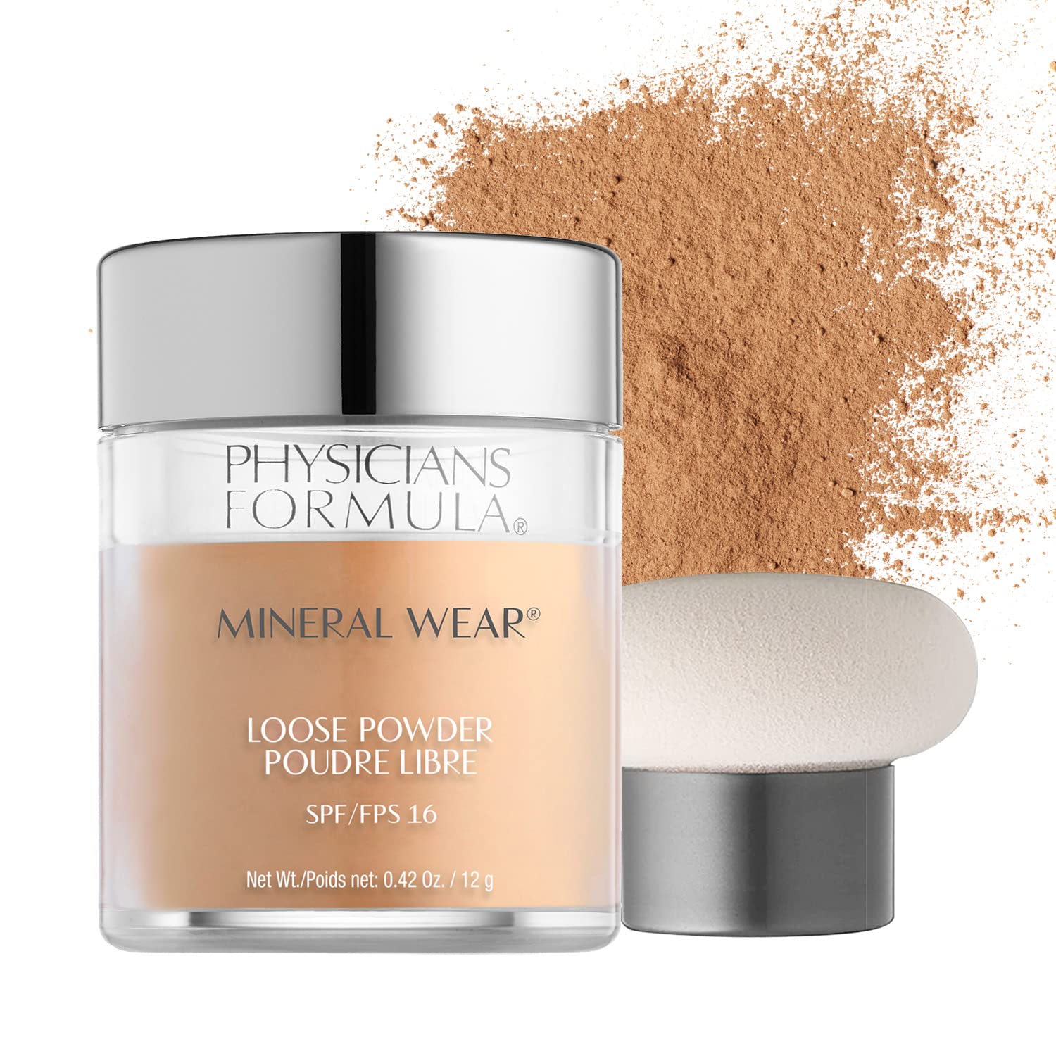 Polvo Suelto Mineral Wear Physicians Formula, Color Beige Medio - Venta Internacional.