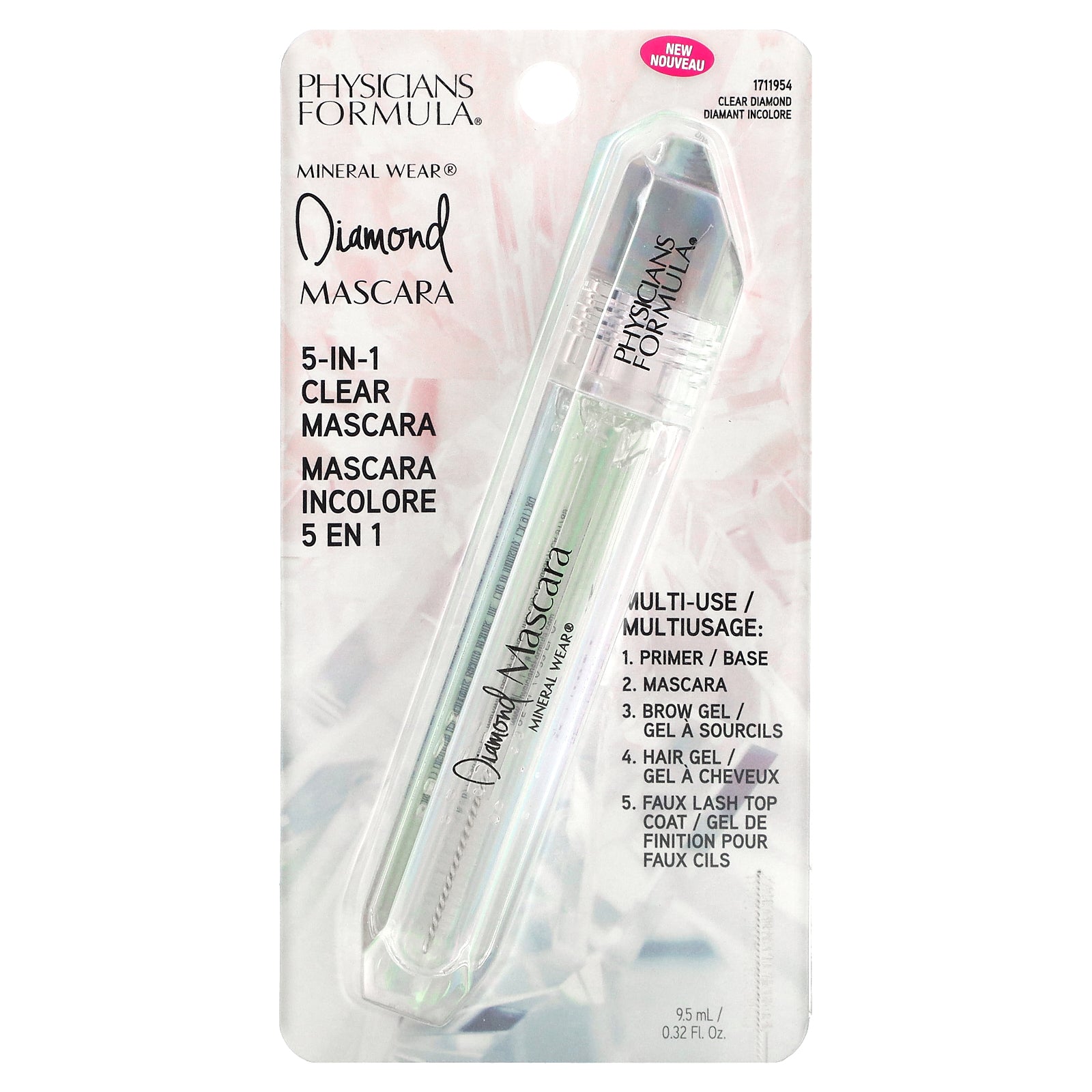 Foto 2 | Máscara Physicians Formula Mineral Wear Diamond Clear, 9,5 Ml - Venta Internacional.