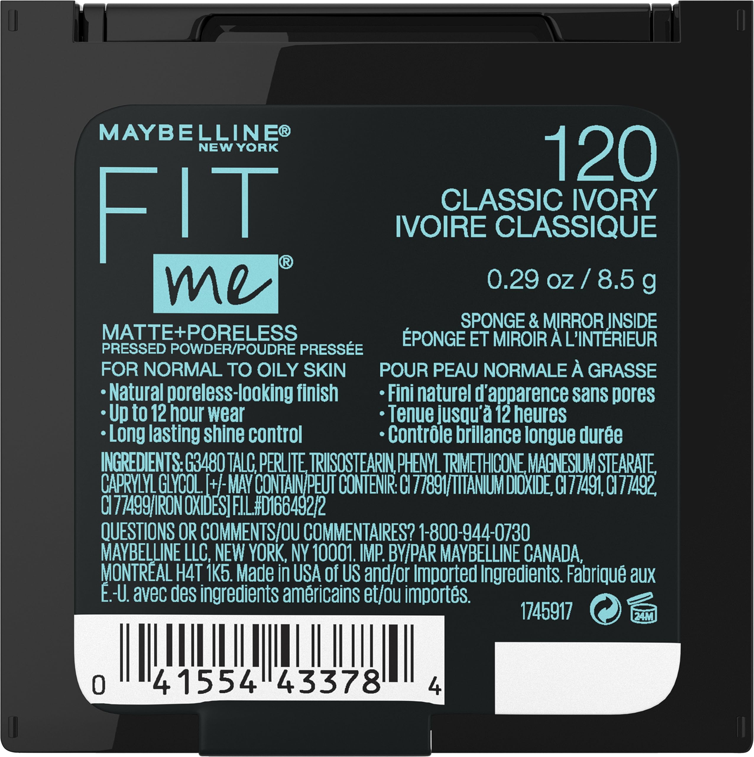 Foto 8 pulgar | Polvo Facial Maybelline Fit Me Matte + Poreless Classic Ivory - Venta Internacional.