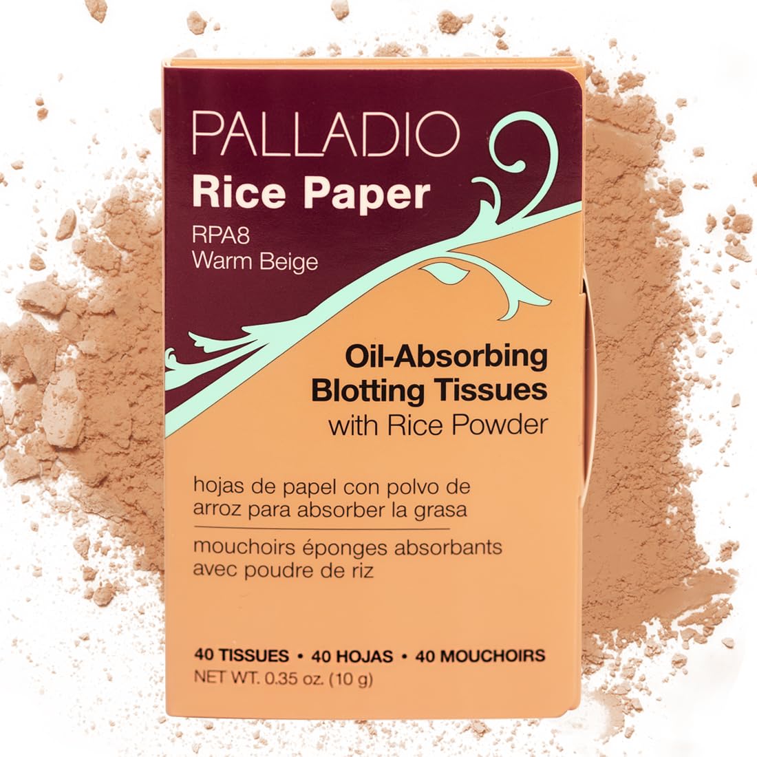 Foto 2 pulgar | Pañuelos Faciales Palladio Rice Paper Para Piel Grasa  Paquete De 40 Hojas - Venta Internacional.