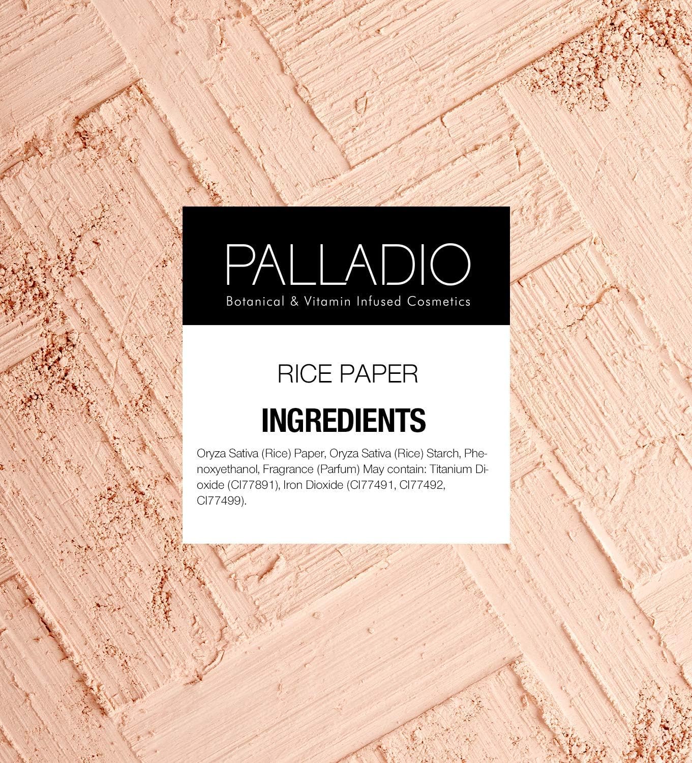 Foto 7 | Pañuelos Faciales Palladio Rice Paper Para Piel Grasa  Paquete De 40 Hojas - Venta Internacional.