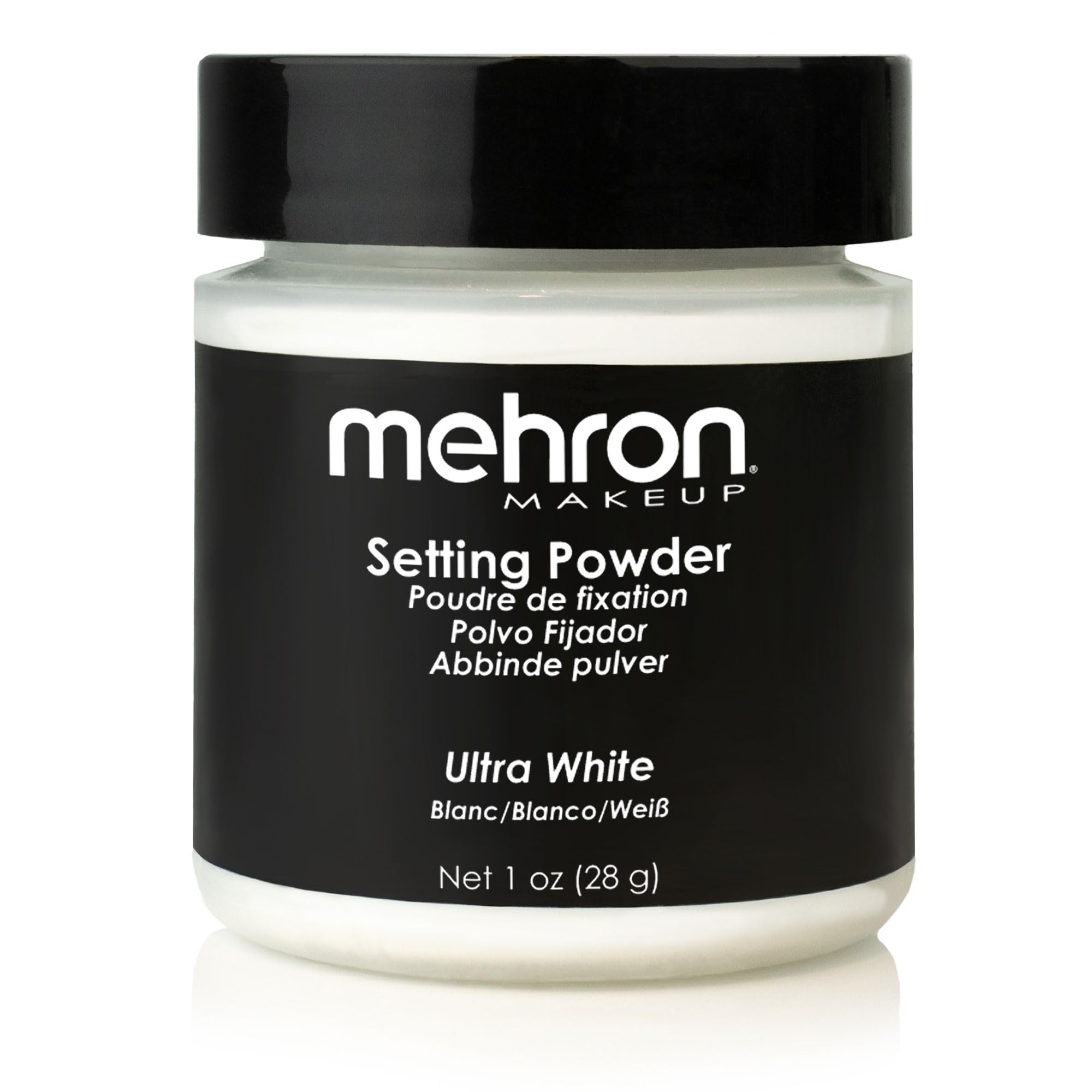 Polvo Fijador De Maquillaje Mehron Loose Ultra White 28g - Venta Internacional.