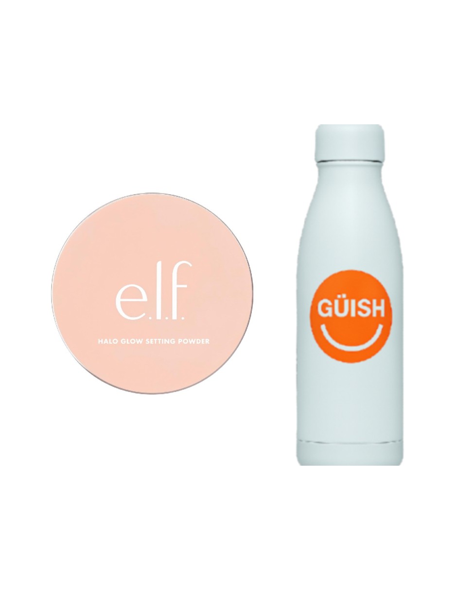 Halo Glow Soft Focus Setting Powder Light Pink E.l.f + Gratis Termo Güish De Regalo