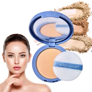 Foto 1 | Polvo Compacto Matificador Fijador Base Maquillaje Natural (tono 2)
