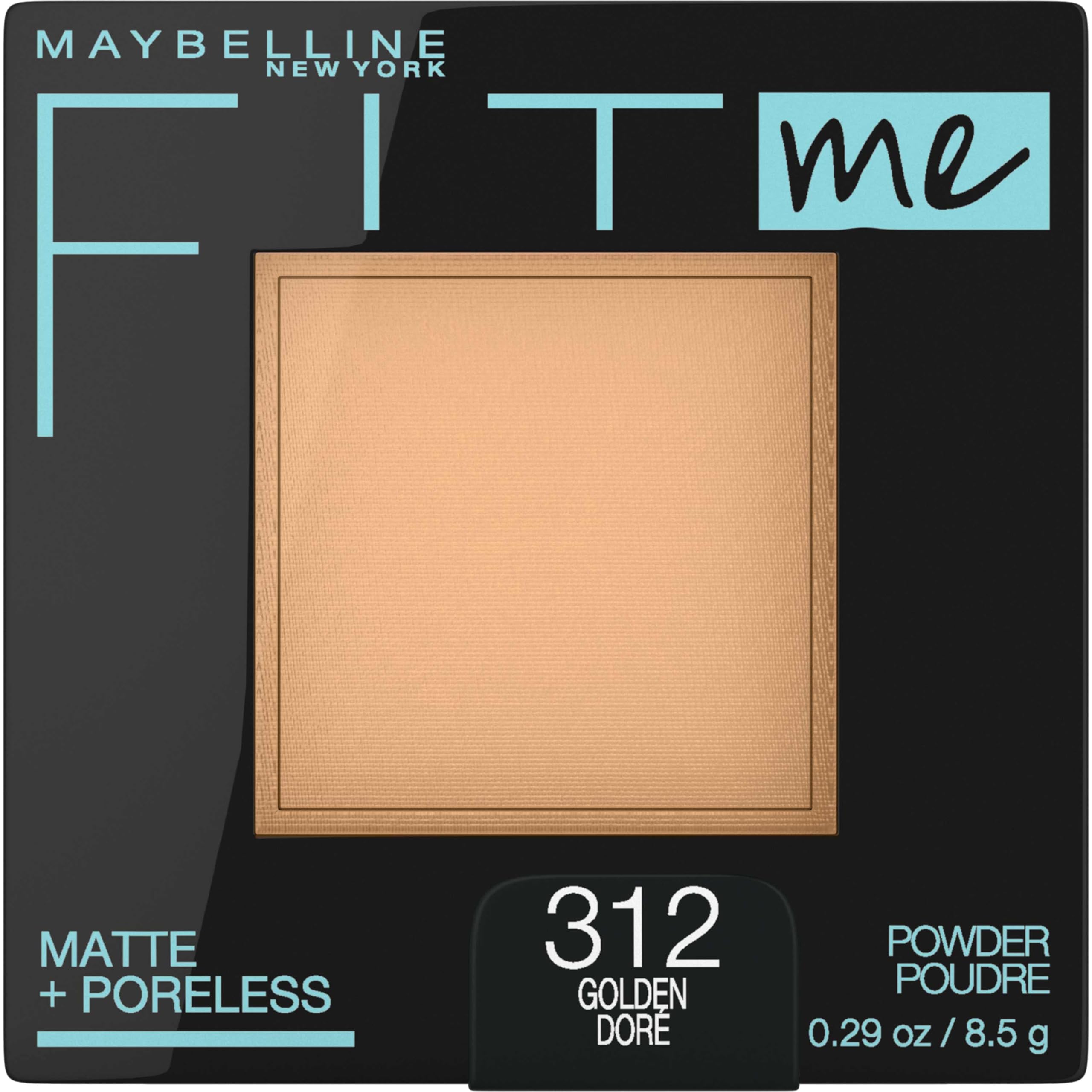Maquillaje Facial En Polvo Maybelline Fit Me Matte + Poreless Golden - Venta Internacional.