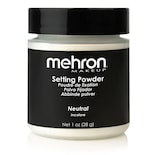 Polvo Fijador Mehron Makeup 28 G (1 Oz) Neutro Para Halloween - Venta Internacional.