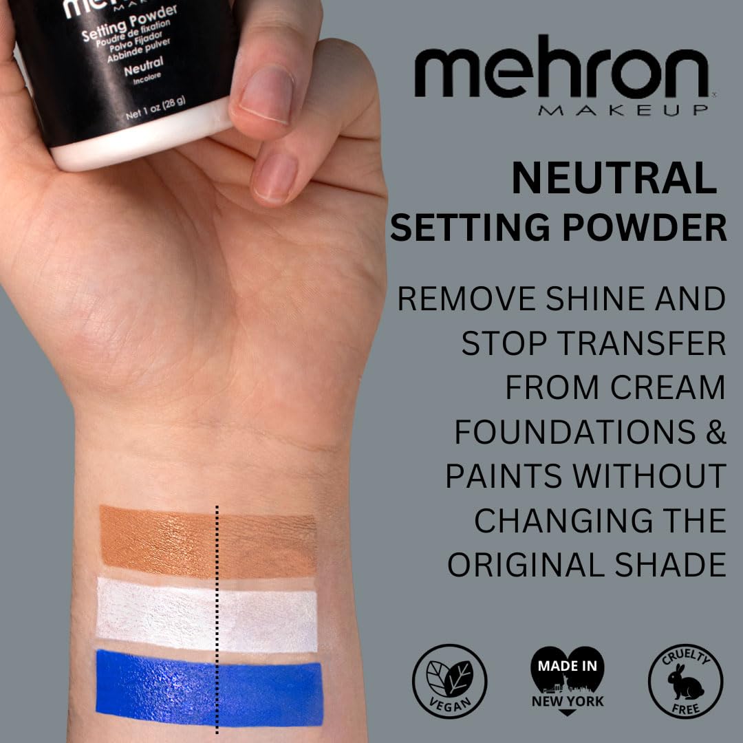 Foto 7 pulgar | Polvo Fijador Mehron Makeup 28 G (1 Oz) Neutro Para Halloween - Venta Internacional.