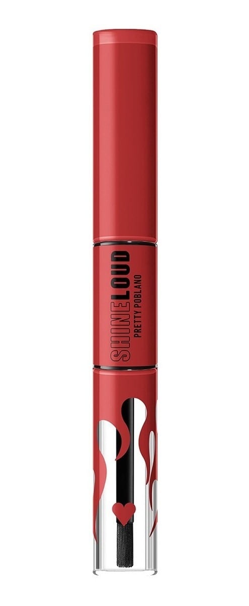 Labial Líquido Shine Loud Hot Sauce NYX color Rojo Professional Makeup Pretty Poblano $734