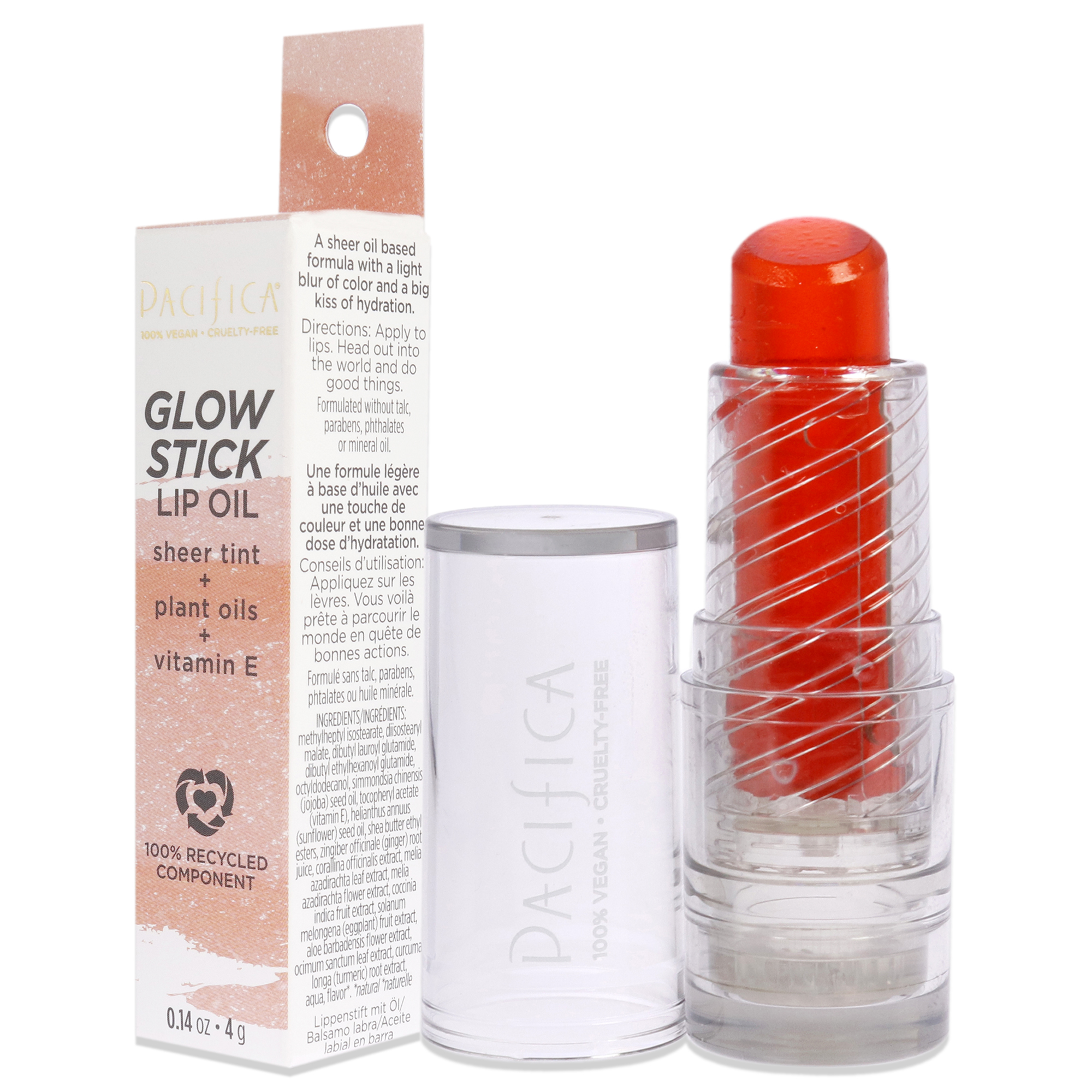 Foto 5 pulgar | Aceite Labial Glow Stick - Pale Sunset Pacífica Naranja