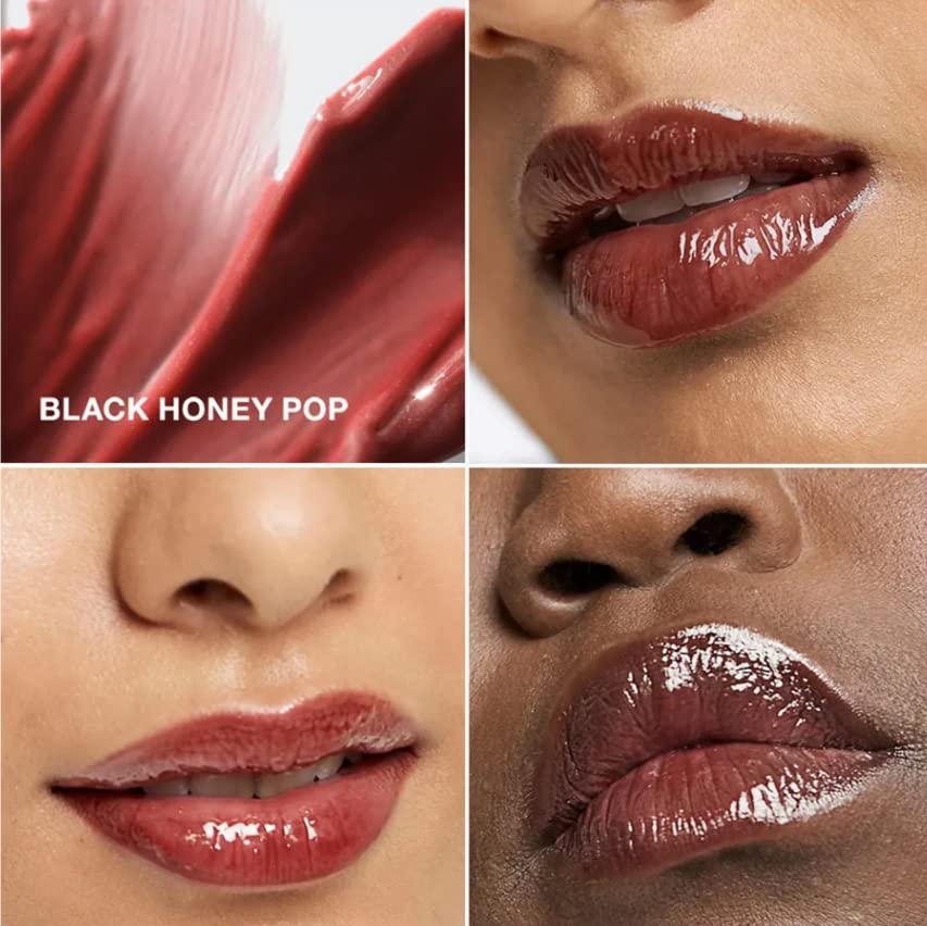 Foto 4 pulgar | Venta Internacional - Brillo de Labios Clinique Pop Plush Creamy Black Honey Pop 3.2 ml