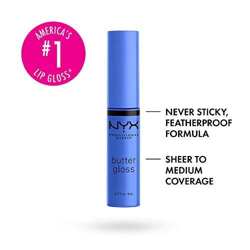 Foto 2 | Brillo De Labios Nyx Professional Makeup Butter Gloss, Antia - Venta Internacional.