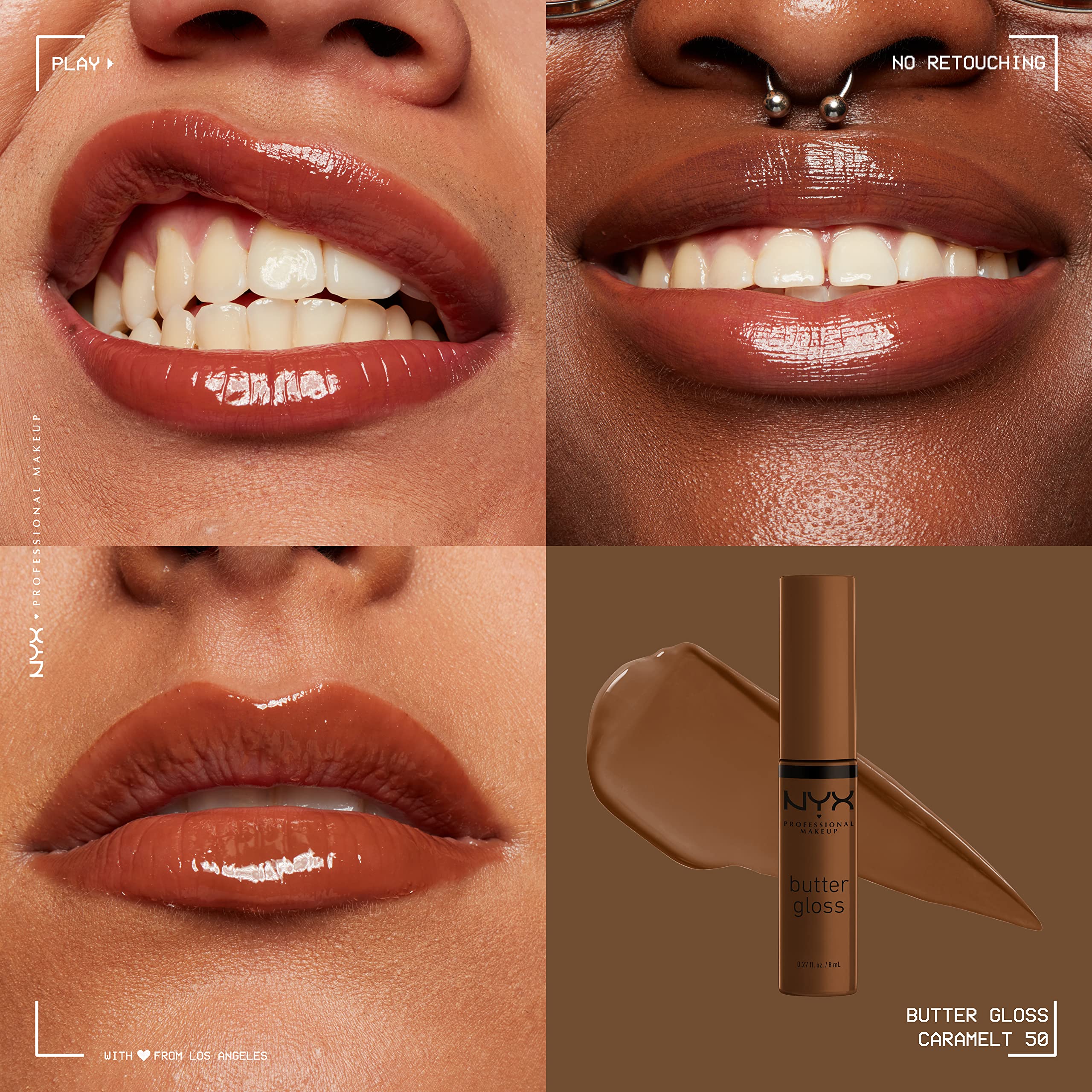 Foto 4 pulgar | Nyx Professional Makeup Mantequilla Brillante Con Azúcar Mor - Venta Internacional.