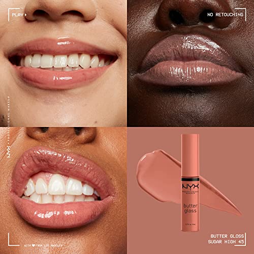 Foto 4 pulgar | Nyx Professional Makeup Mantequilla Brillante Con Azúcar Mor - Venta Internacional.