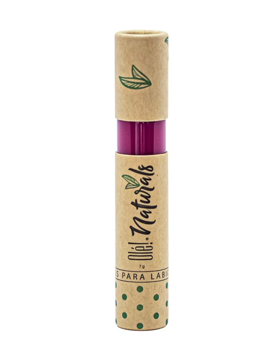 Foto 2 pulgar | Lip Gloss Extrabrillo Olé! Naturals Fucsia