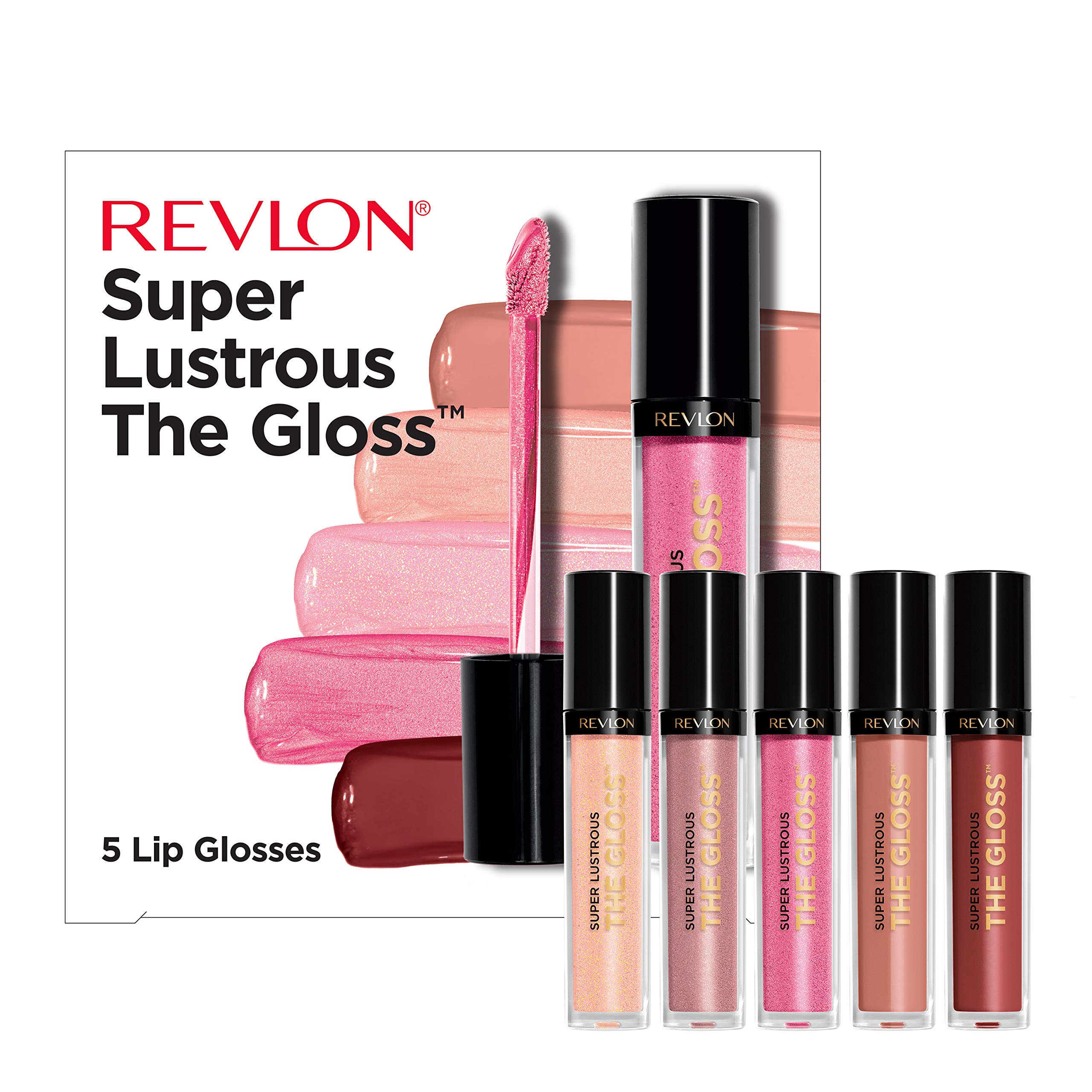 Foto 3 pulgar | Set De Brillo Labial Revlon Super Lustrous Set De Regalo De 5 Piezas - Venta Internacional.