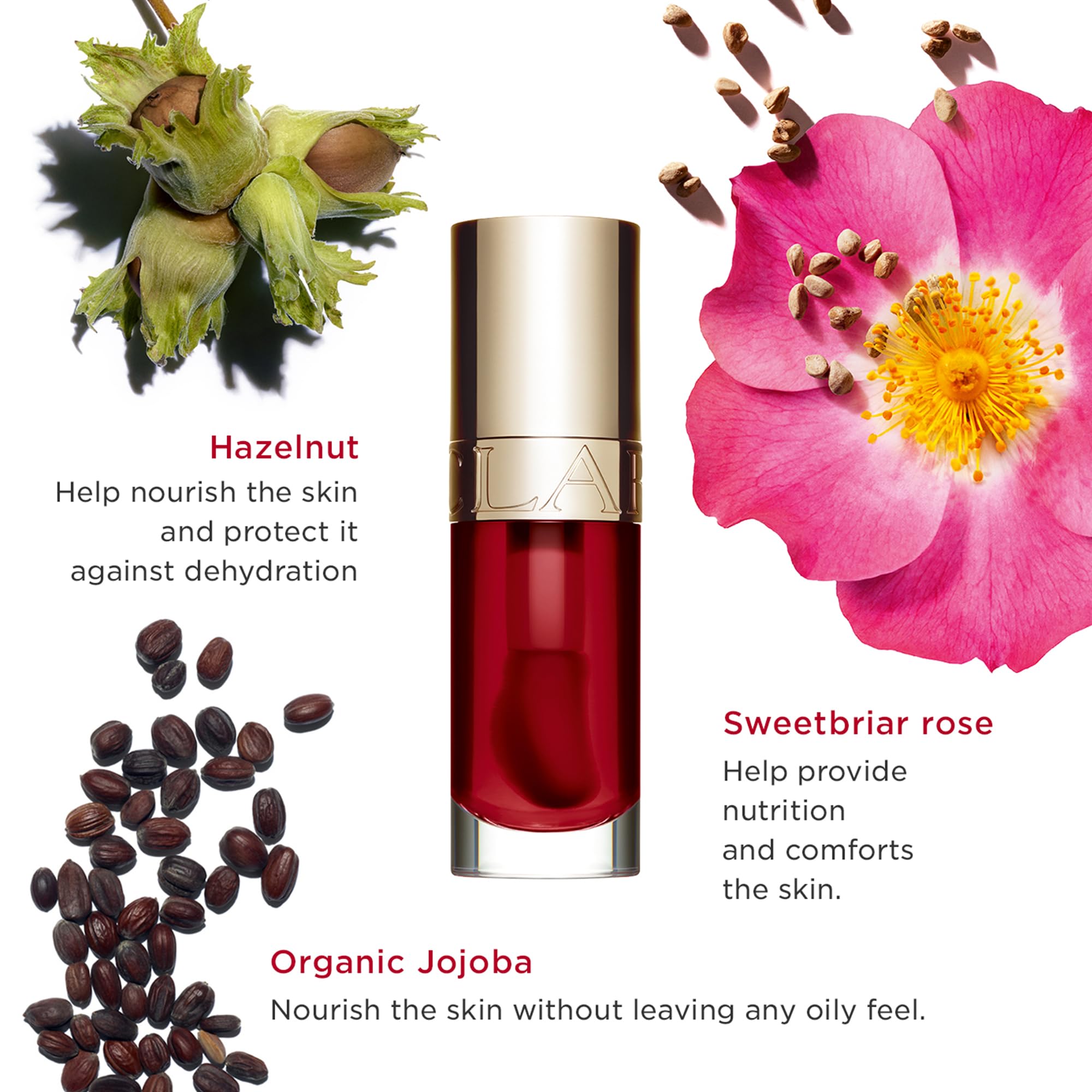 Foto 4 | Aceite Lip Comfort Clarins Que Calma, Hidrata Y Rellena Los Labios, 93% Natural - Venta Internacional.