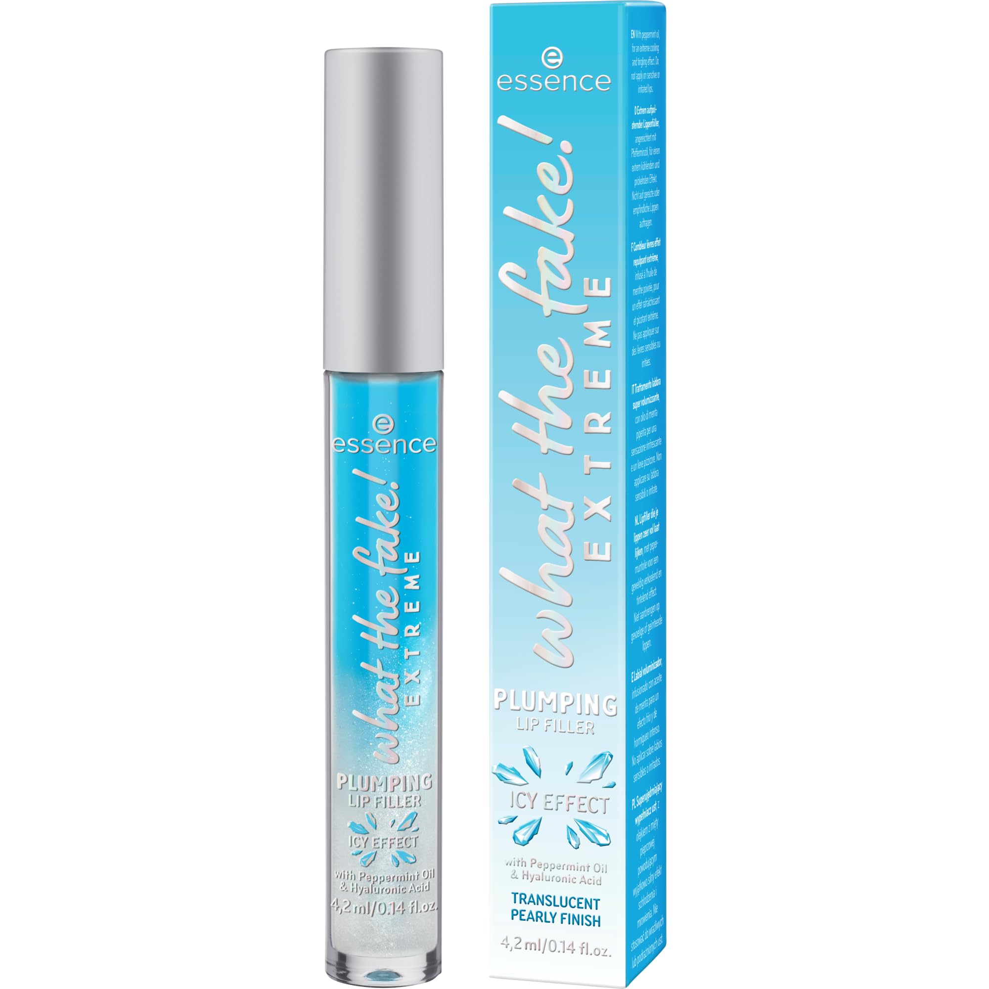 Esencia De Brillo Labial ¡qué Farsa! Extreme Plumping 02 Ice - Venta Internacional.