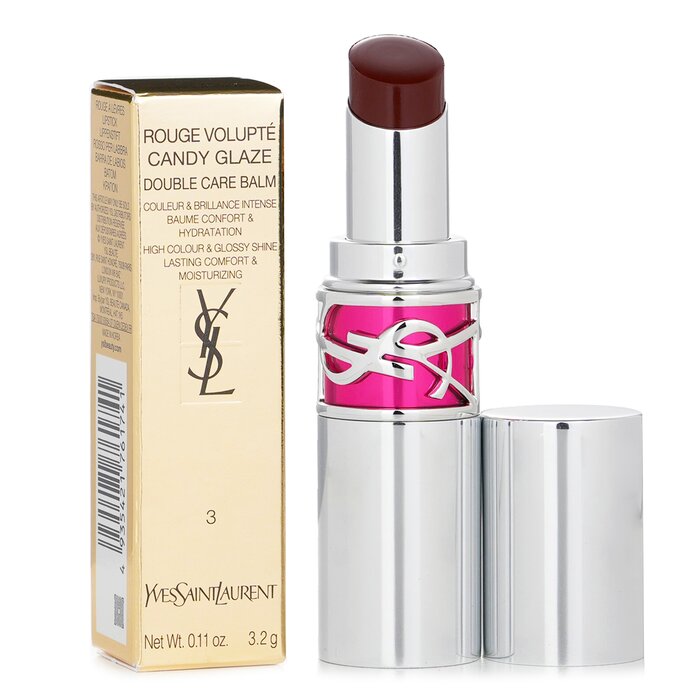 Foto 2 | Bálsamo Labial Yves Saint Laurent Rouge Volupte Candy Glaze #3 Cac - Venta Internacional.