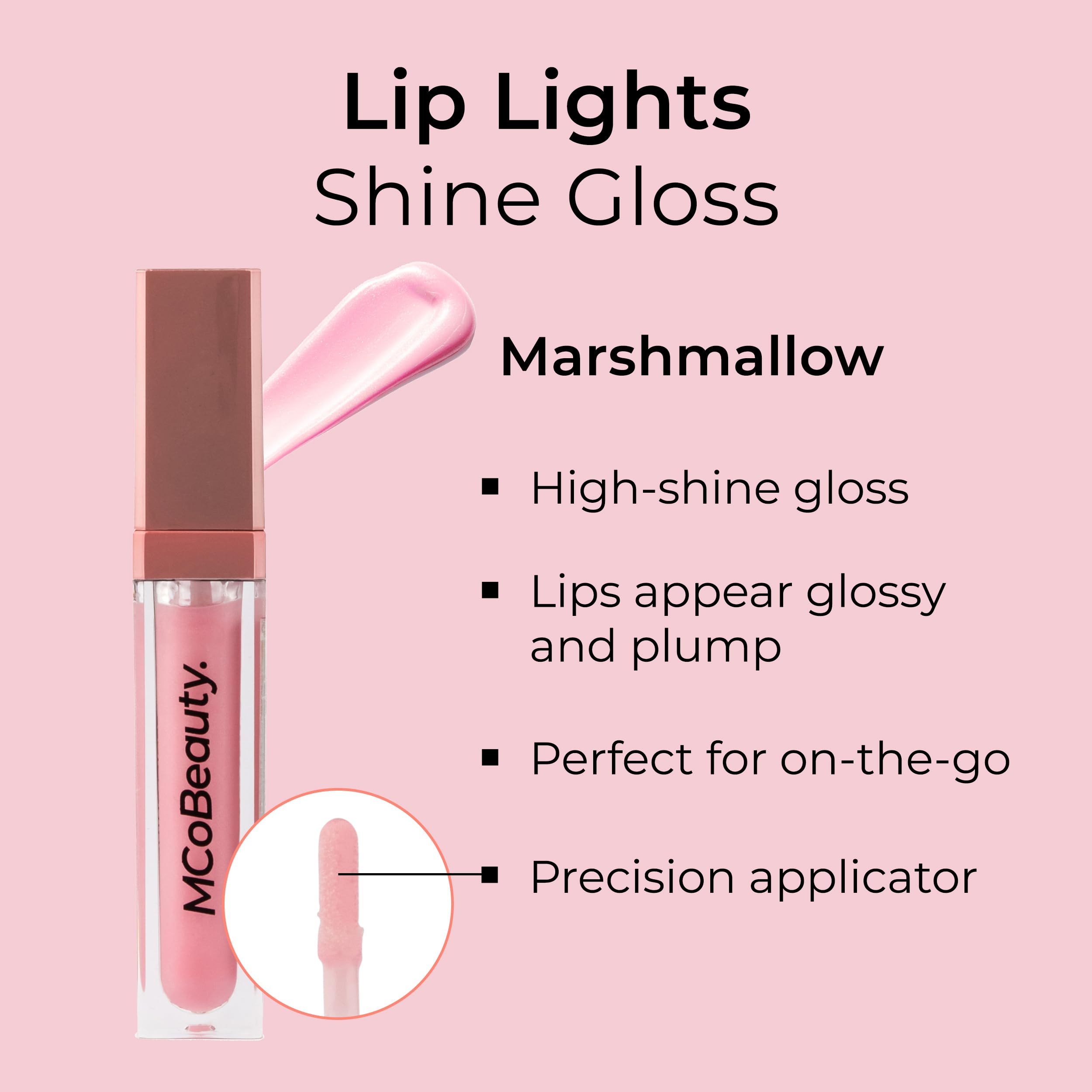 Foto 4 pulgar | Brillo De Labios Mcobeauty Liplights Shine Marshmallow Soft Pink - Venta Internacional.