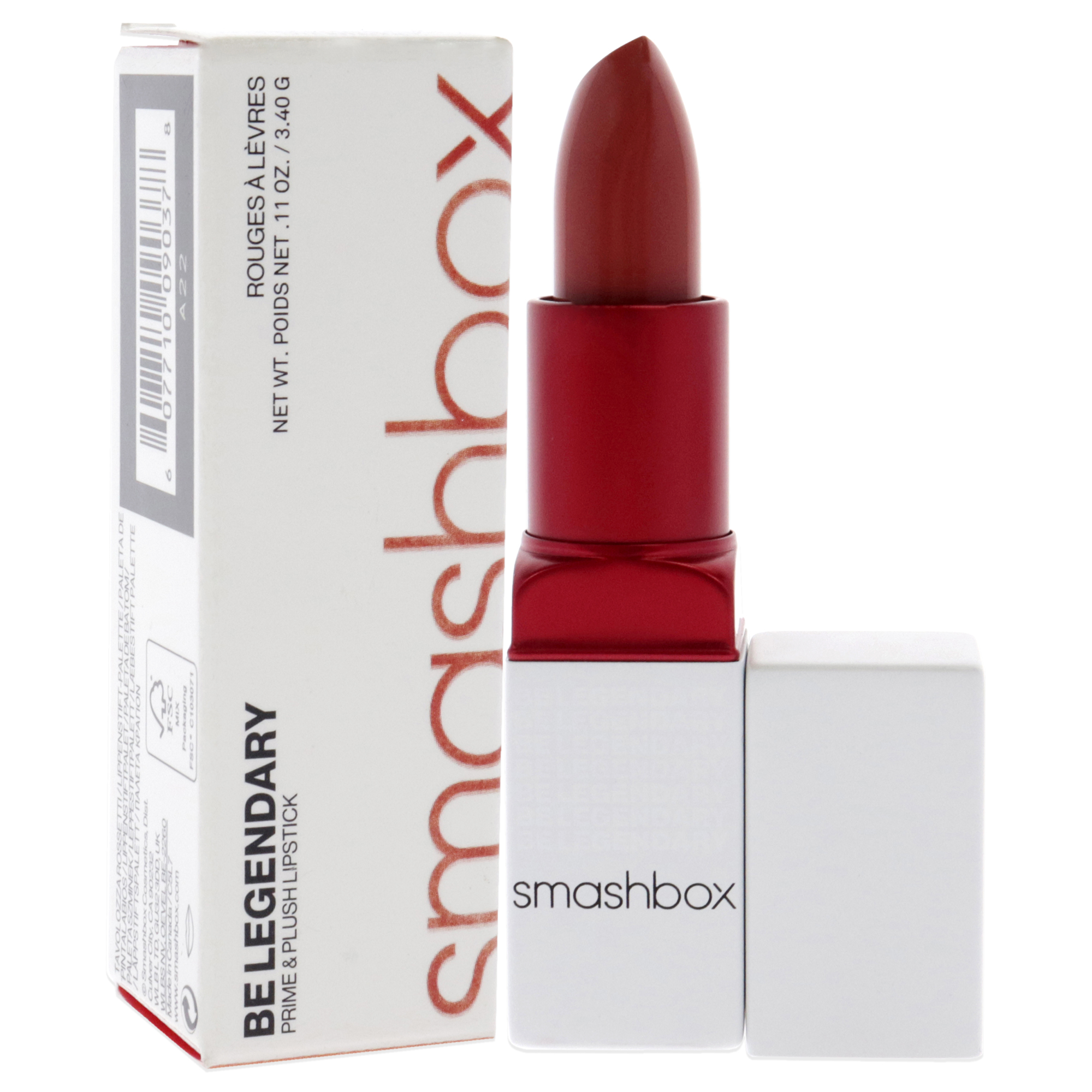 Foto 4 pulgar | Lápiz Labial Smashbox Be Legendary First Time, 3,2 Ml - Venta Internacional.