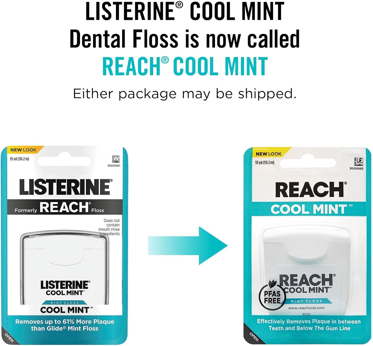 Foto 5 pulgar | Hilo Dental Listerine Cool Mint, 6 Unidades - Venta Internacional.