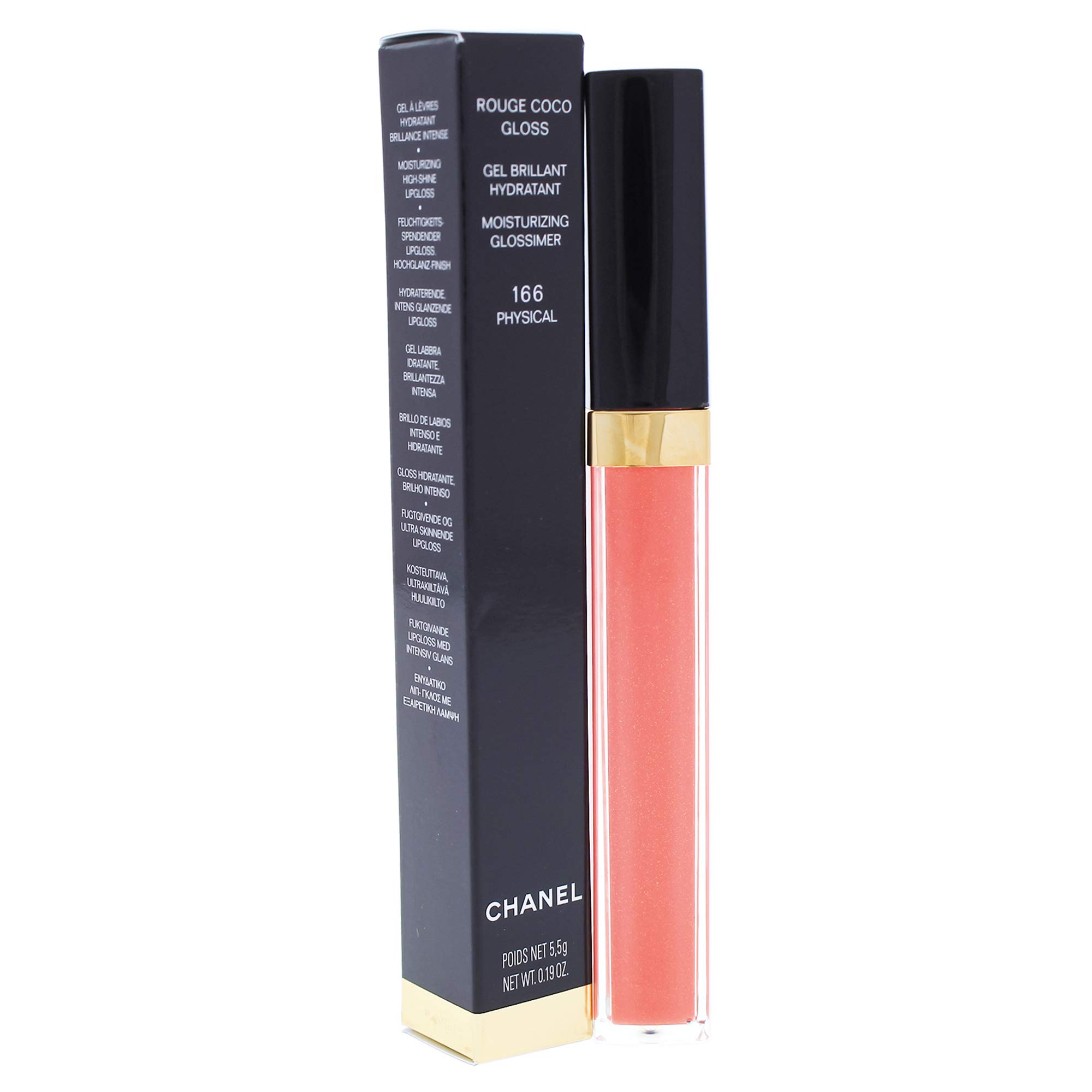 Foto 2 pulgar | Brillo De Labios Chanel Rouge Coco Gloss Moisturizing Glossimer #166 - Venta Internacional.