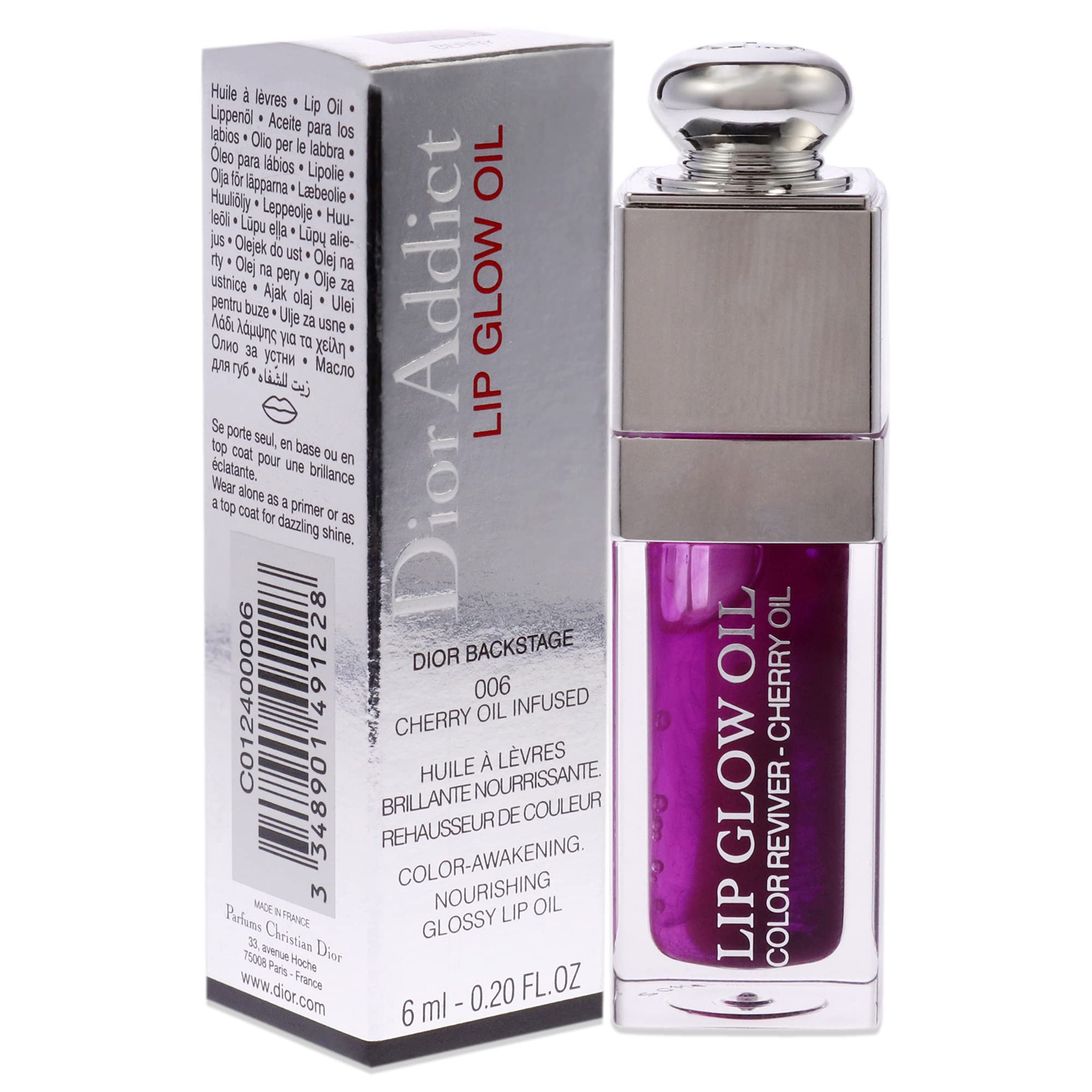 Foto 4 pulgar | Aceite Labial Dior Dior Addict Lip Glow Oil 006 Berry Para Mujer, 6 Ml - Venta Internacional.