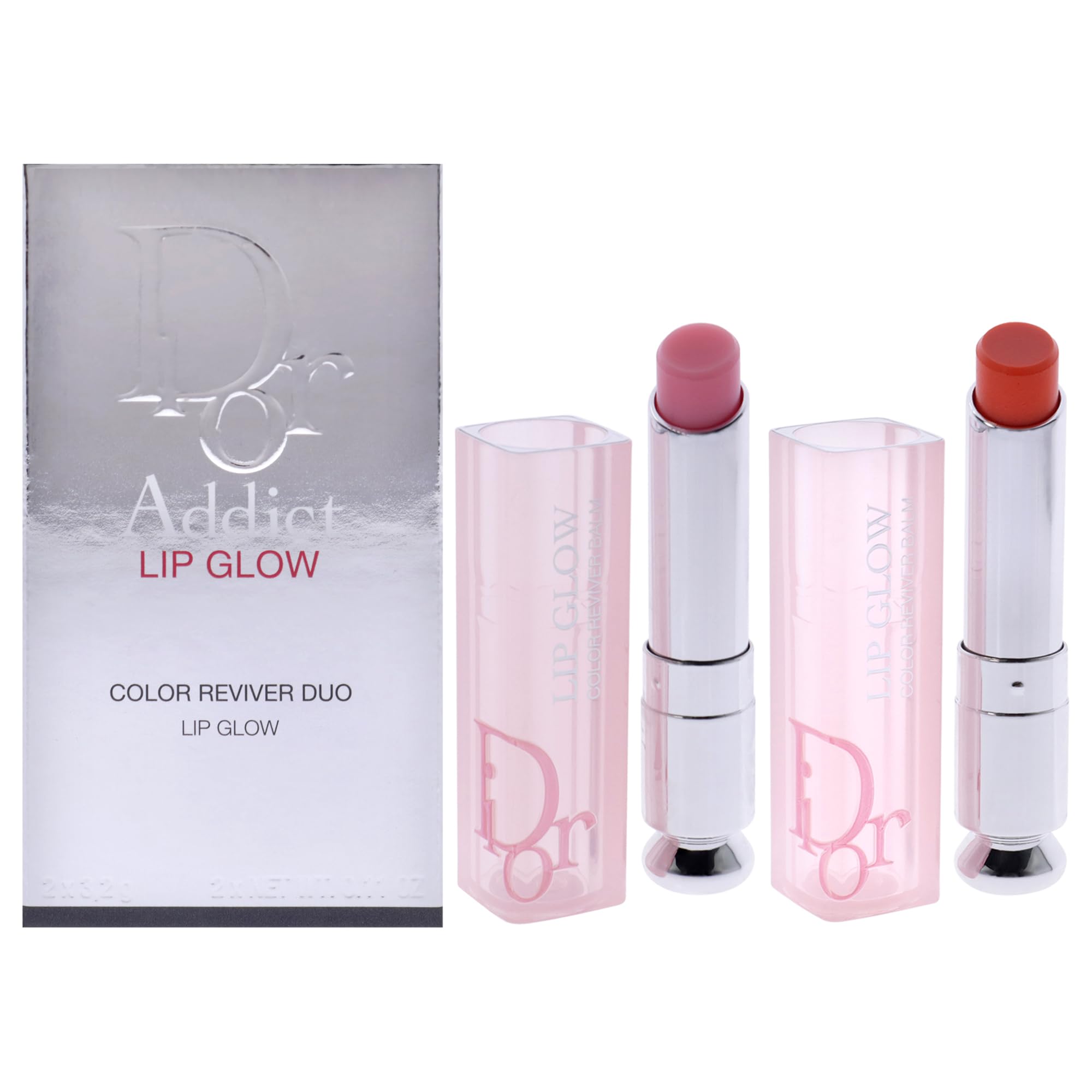 Foto 2 pulgar | Set Lip Glow Duo Dior Addict Con Tecnología Color Reviver - Venta Internacional.