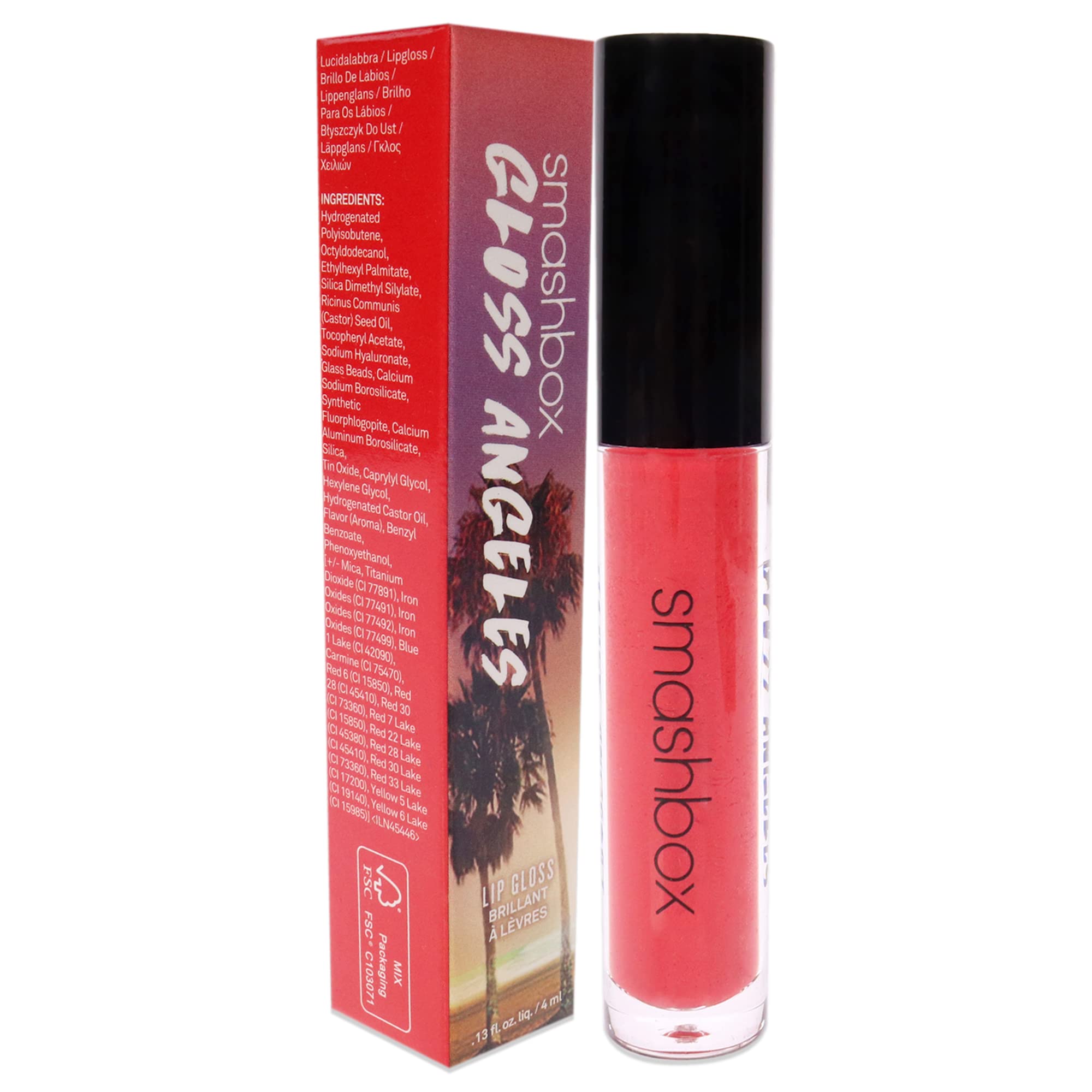 Foto 4 pulgar | Brillo De Labios Smashbox Gloss Angeles Ay Poppy 4 Ml Para Mujer - Venta Internacional.