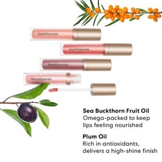 Foto 3 | Brillo Y Bálsamo Labial Bareminerals Mineralist Hidratante Vegan - Venta Internacional.