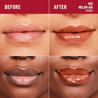 Foto 4 | Brillo De Labios Rimmel London Stay Glossy 465 Melon-air 5 Ml - Venta Internacional.
