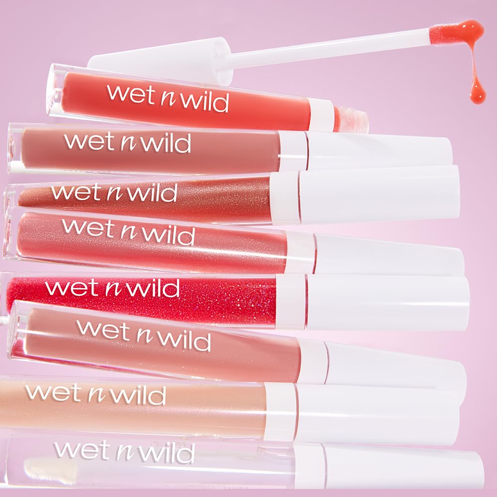 Foto 6 pulgar | Brillo De Labios Wet N Wild Megaslicks Ultra-brillante Champagne Please - Venta Internacional.