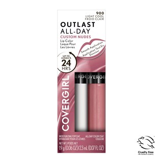 Foto 7 | Color De Labios Covergirl Outlast Personalizado Nudes Para Todo El Día, Ligero Y Fresco - Venta Internacional.