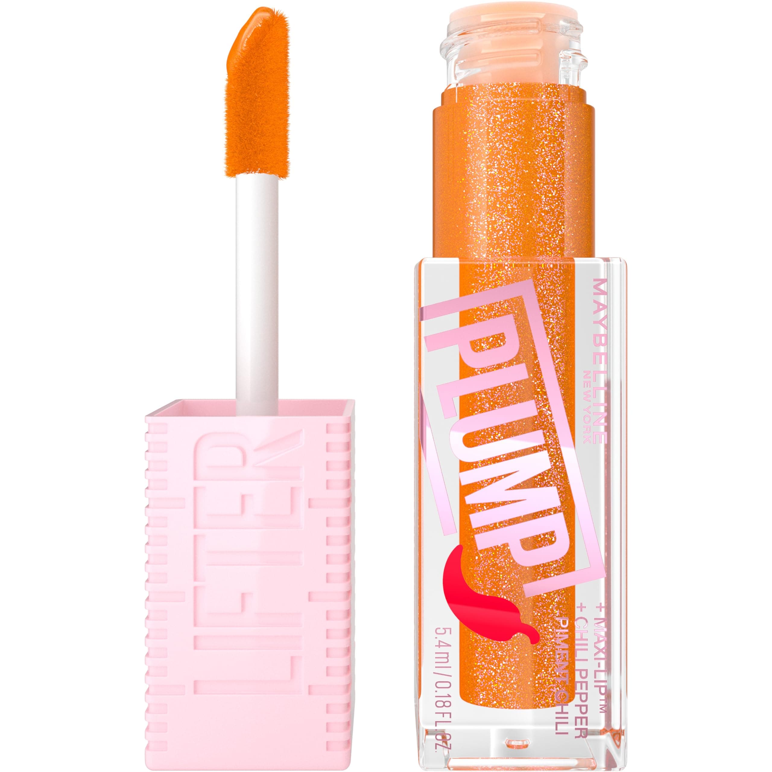 Brillo De Labios Maybelline Lifter Gloss Lifter Plump Hot Honey - Venta Internacional. $440