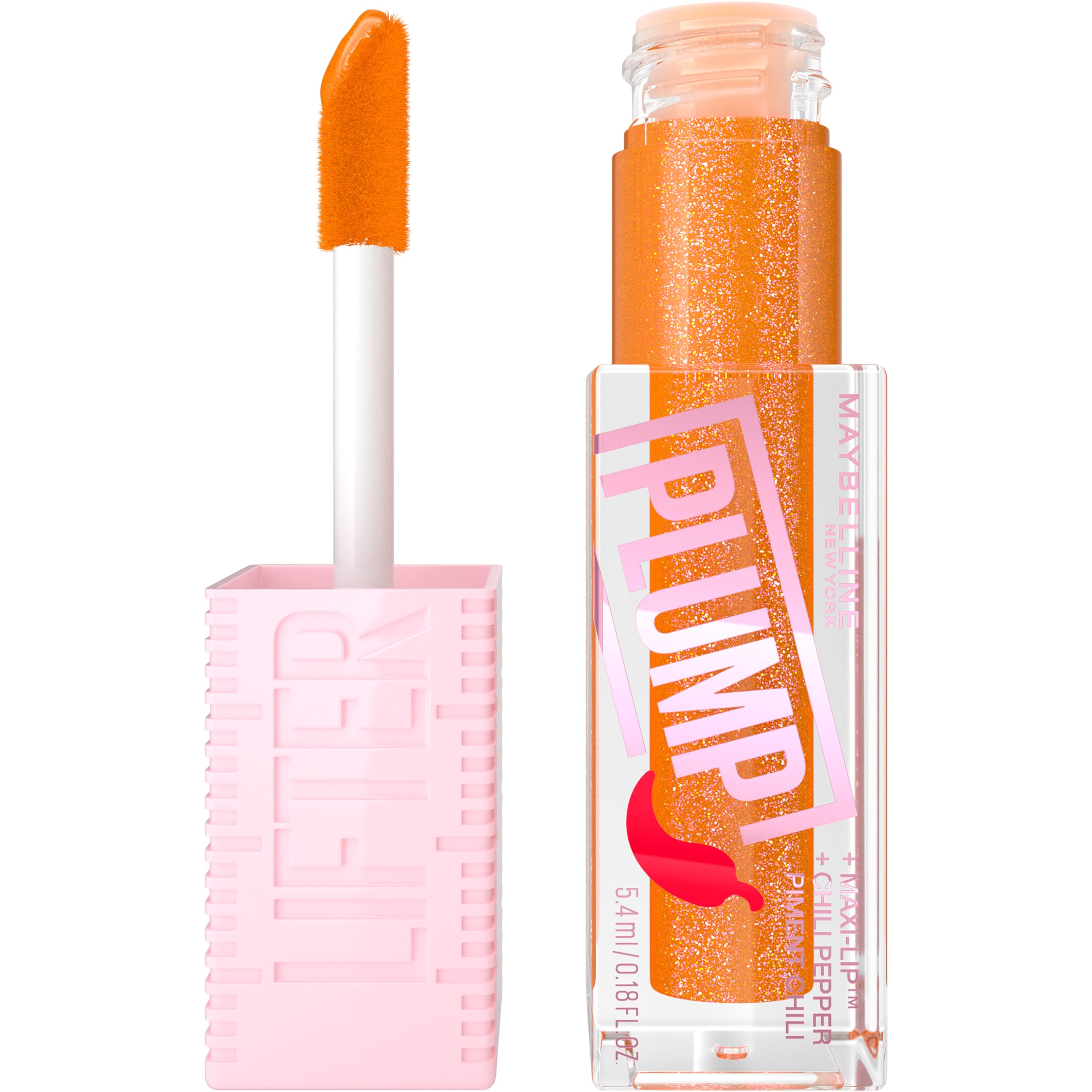 Foto 2 pulgar | Brillo De Labios Maybelline Lifter Gloss Lifter Plump Hot Honey - Venta Internacional.