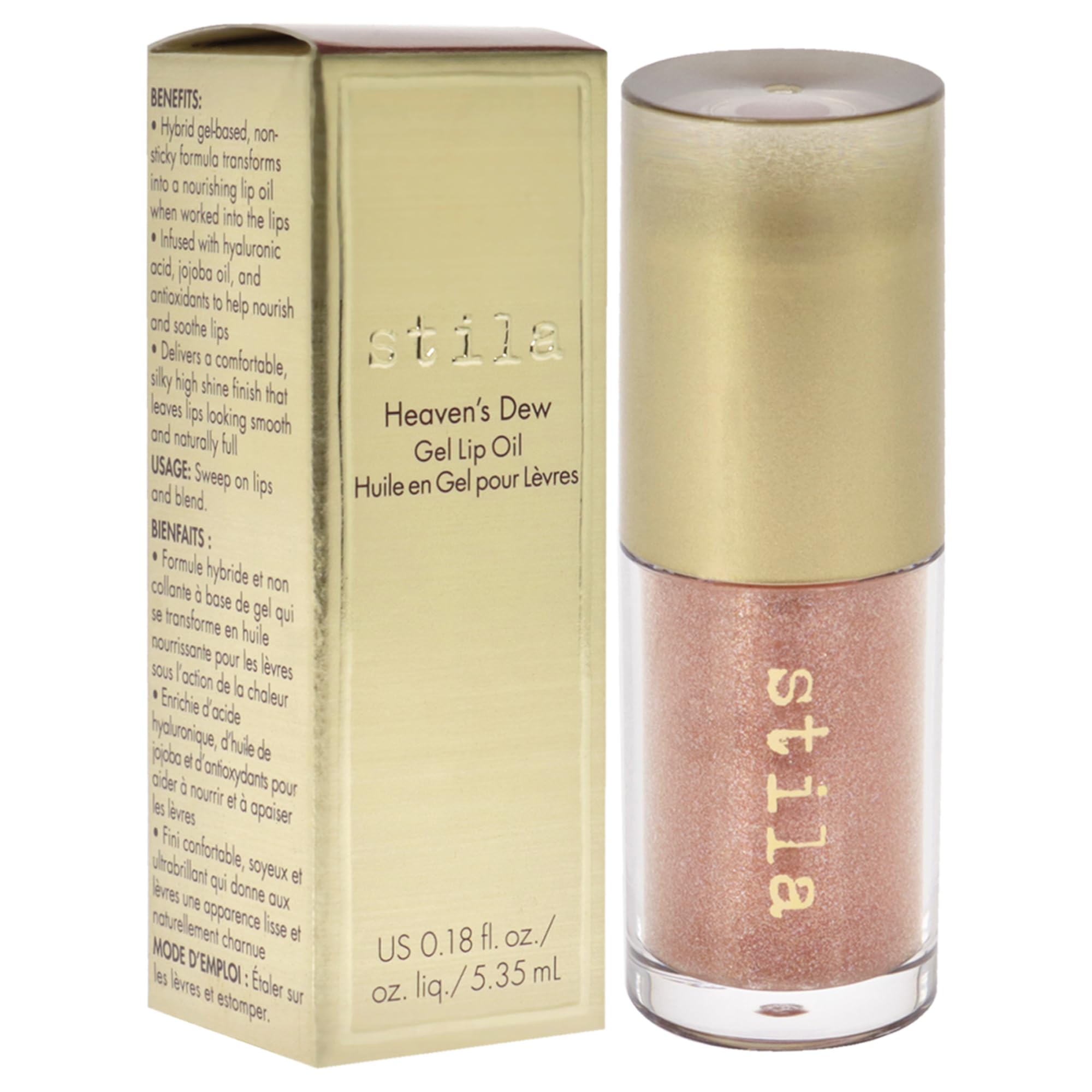 Foto 4 pulgar | Aceite Labial Stila Heaven's Dew En Gel Hidratante Con Jojoba, 4 Ml - Venta Internacional.