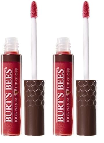 Brillo De Labios Burt's Bees 100% Natural Evening Glow (paquete De 2) - Venta Internacional.