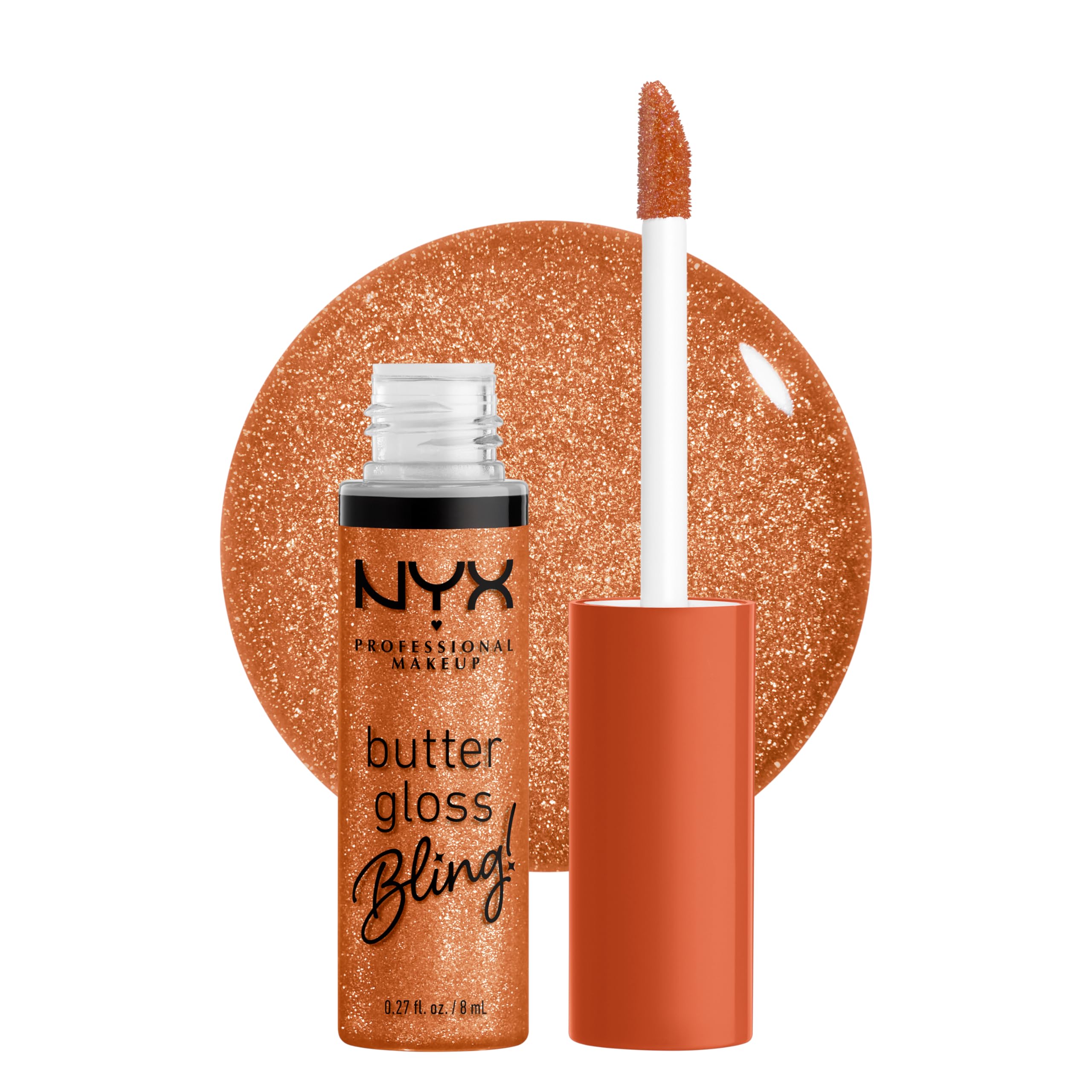 Brillo De Labios Nyx Professional Makeup Butter Gloss Bling Vegan - Venta Internacional.