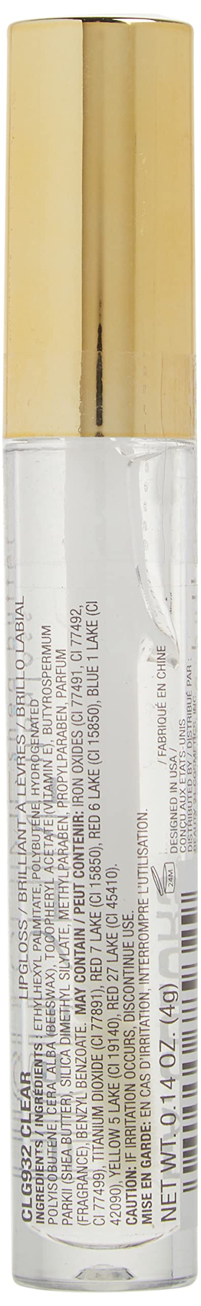 Foto 3 | Brillo De Labios L.a. Colors High Shine Clear Clg932 Con Manteca De Karité - Venta Internacional.