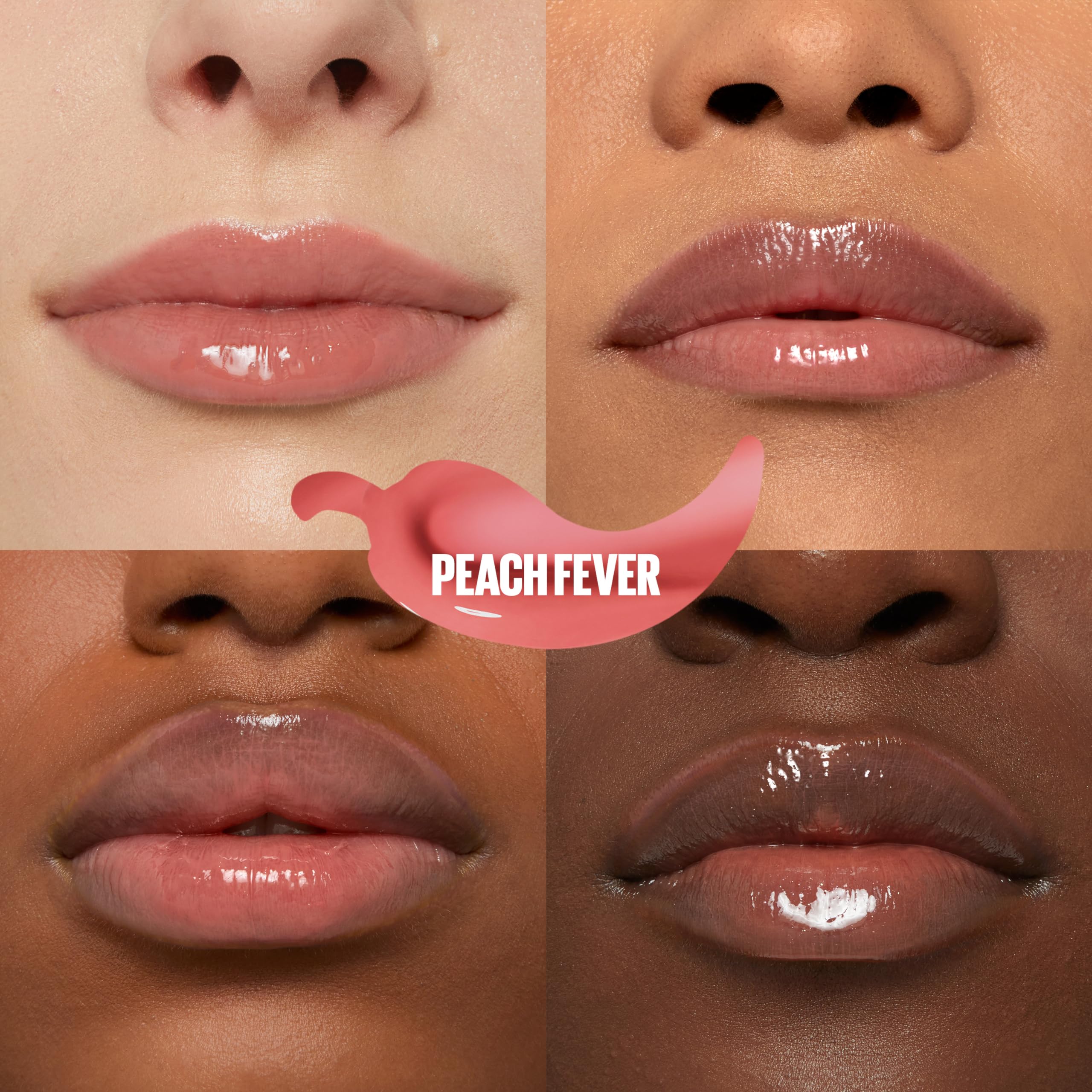 Foto 3 pulgar | Brillo De Labios Maybelline Lifter Gloss Lifter Plump Peach Fever - Venta Internacional.