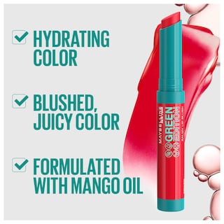 Foto 5 | Colorete De Labios Maybelline Green Edition Balmy Midnight Purple - Venta Internacional.