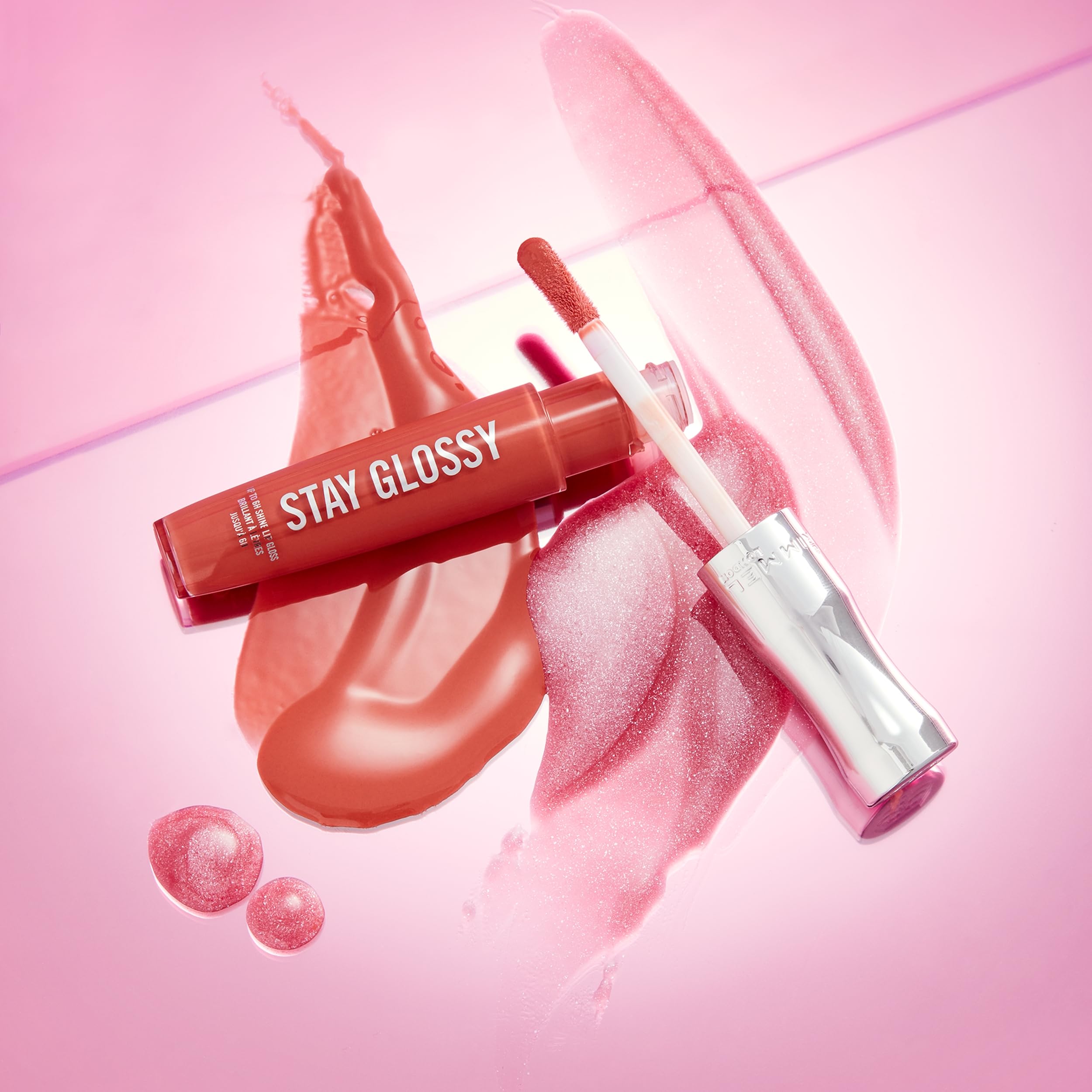 Foto 6 | Brillo De Labios Rimmel Stay Glossy 300 Ready To Flamingle, 5 Ml - Venta Internacional.