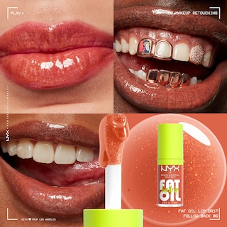 Foto 3 | Brillo De Labios Nyx Professional Makeup, Aceite Graso, Goteo Para Labios, Follow Back - Venta Internacional.