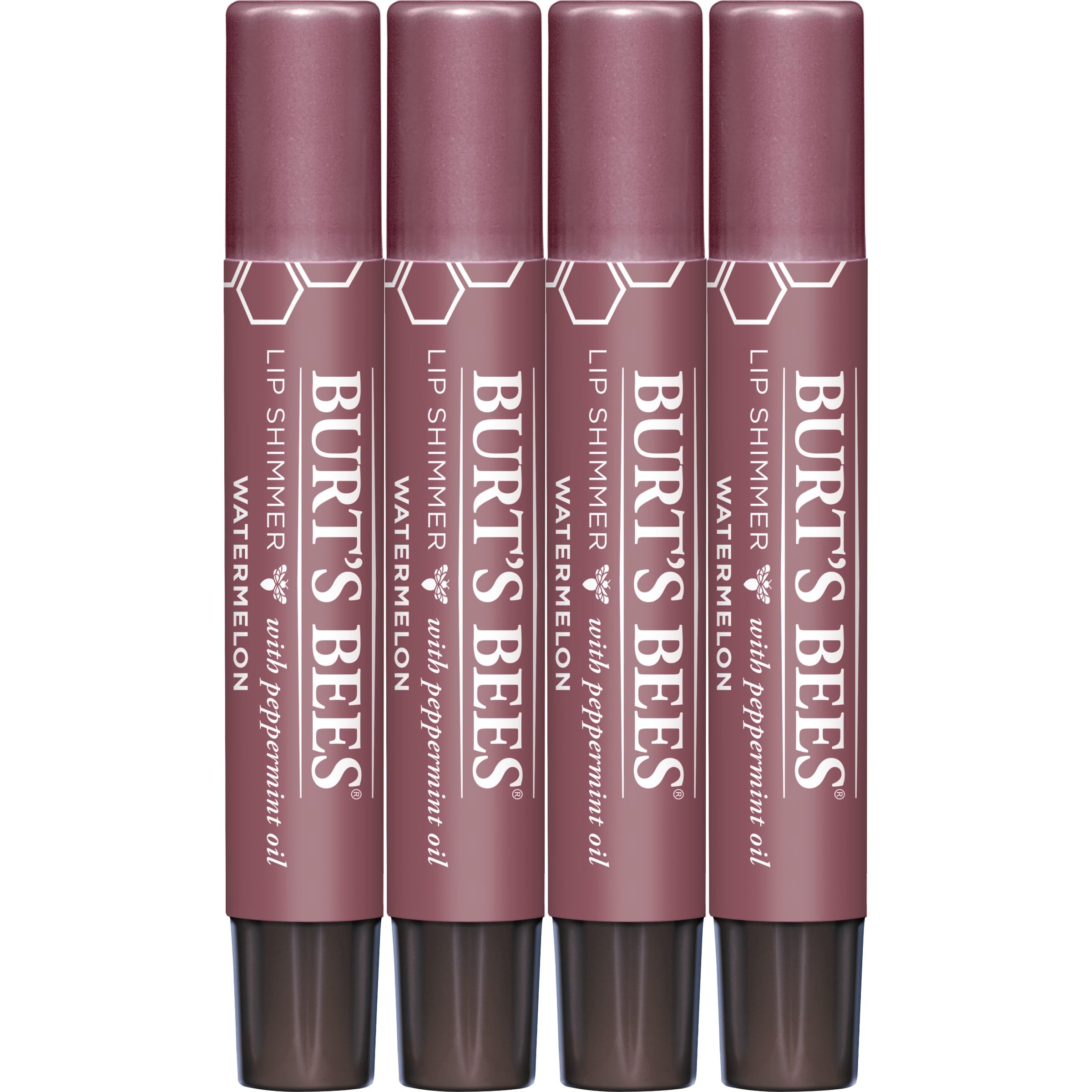 Foto 2 pulgar | Set De Tinte Labial Burt's Bees Shimmer Watermelon, Paquete De 4 - Venta Internacional.