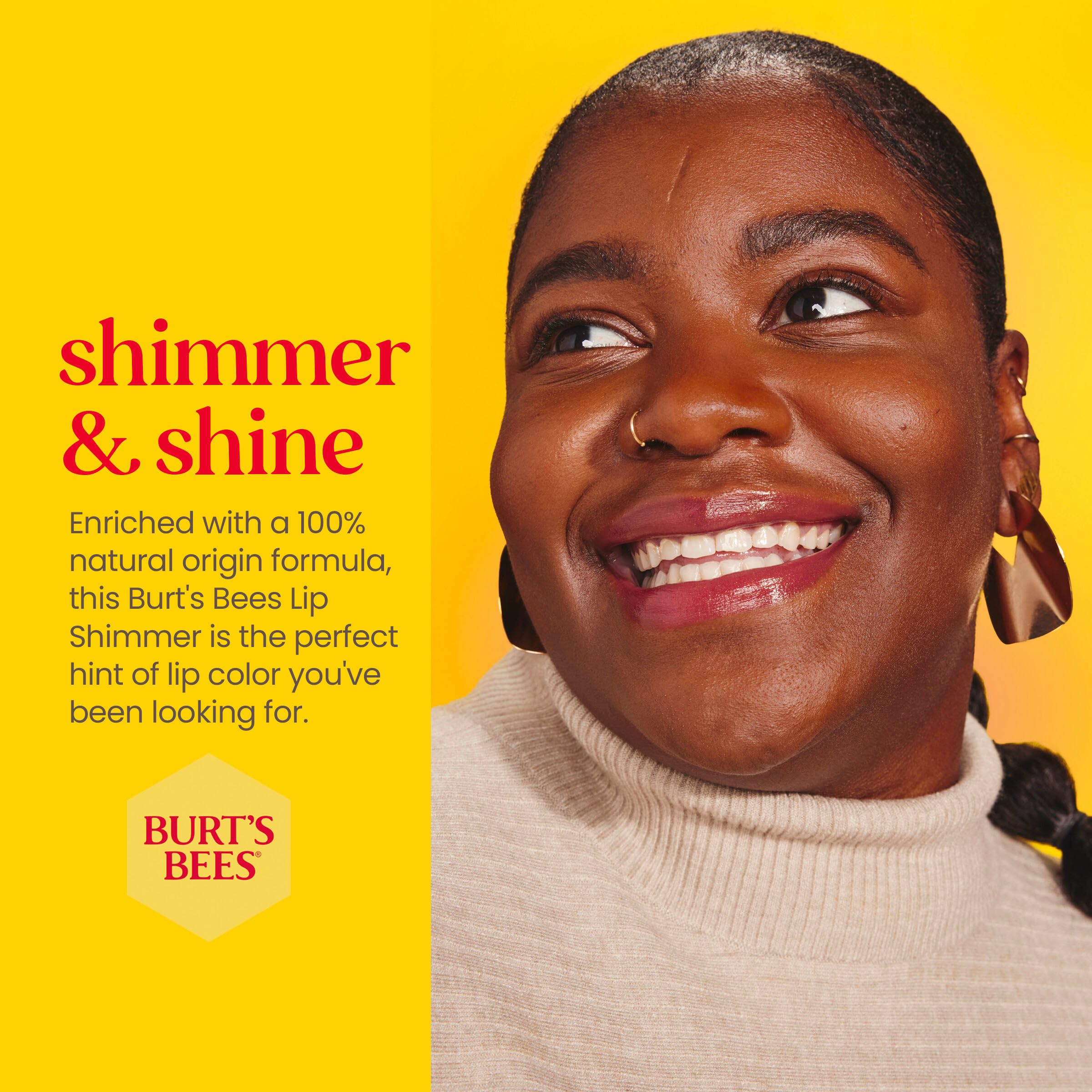 Foto 4 pulgar | Set De Tinte Labial Burt's Bees Shimmer Watermelon, Paquete De 4 - Venta Internacional.