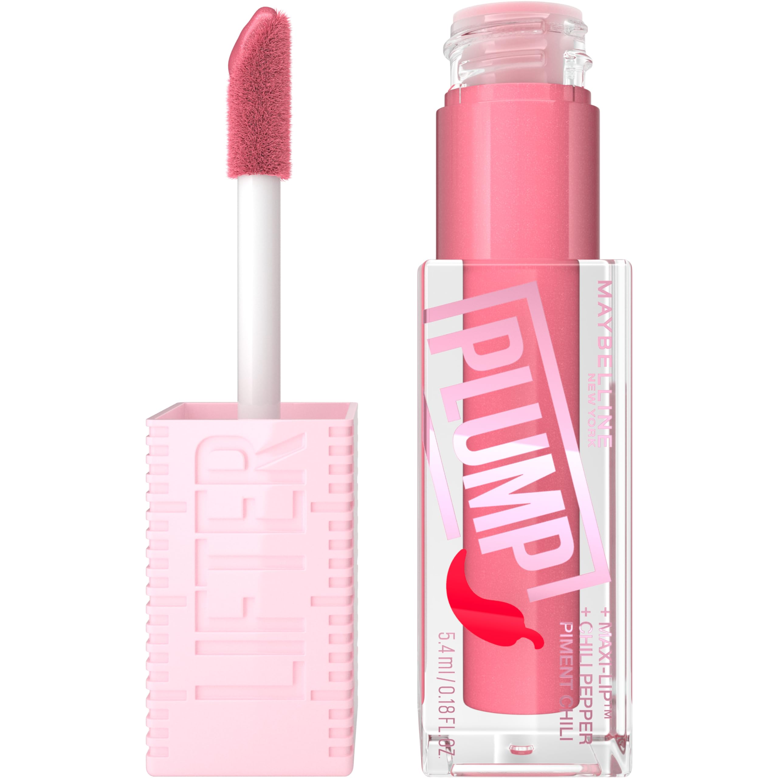 Foto 2 pulgar | Brillo De Labios Maybelline Lifter Gloss Lifter Plump Blush Blaze - Venta Internacional.