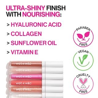 Foto 5 | Brillo De Labios Húmedo Y Salvaje Megaslicks Skinless 150 Ml - Venta Internacional.