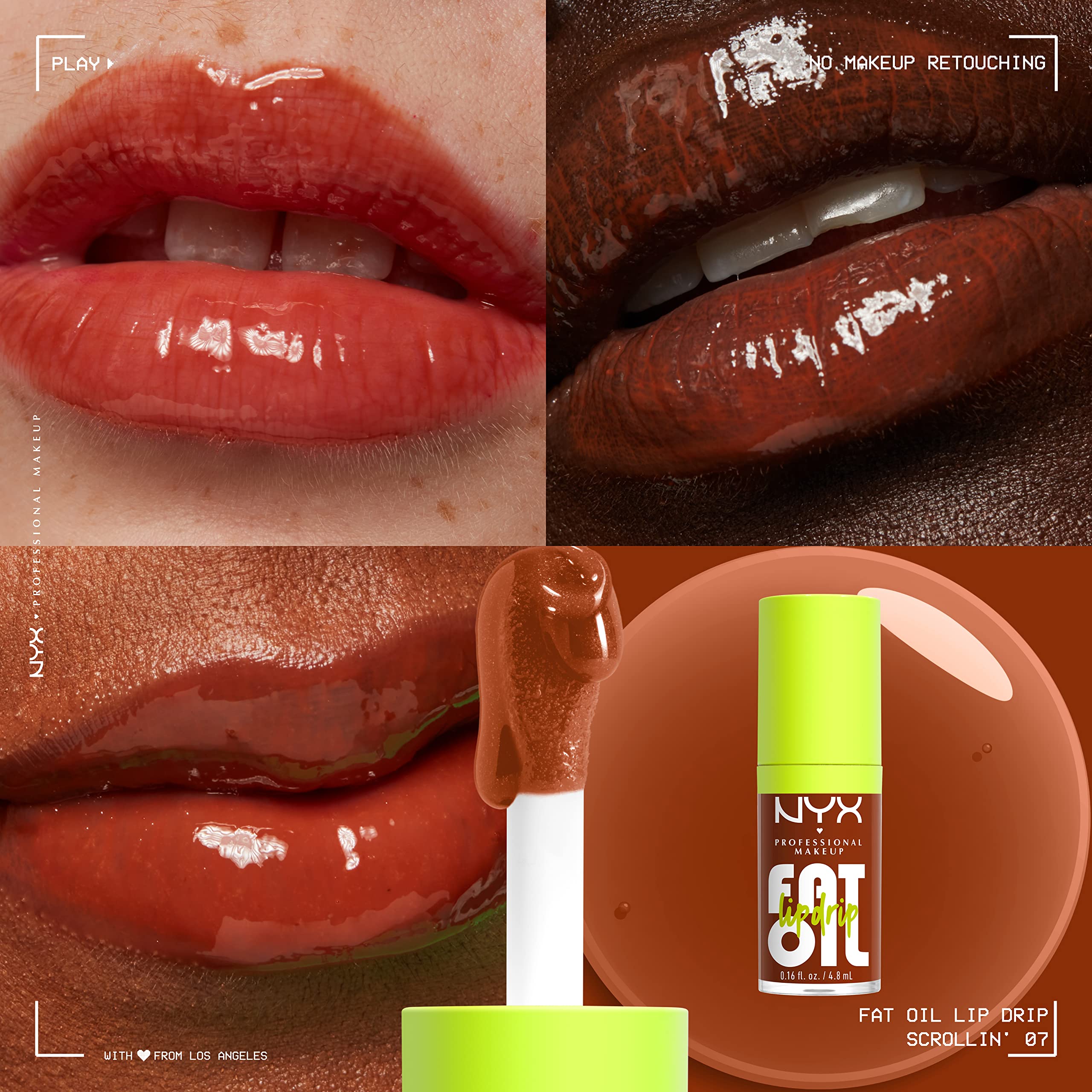 Foto 4 pulgar | Brillo De Labios Nyx Professional Makeup Oil Lip Drip Scrollin' - Venta Internacional.