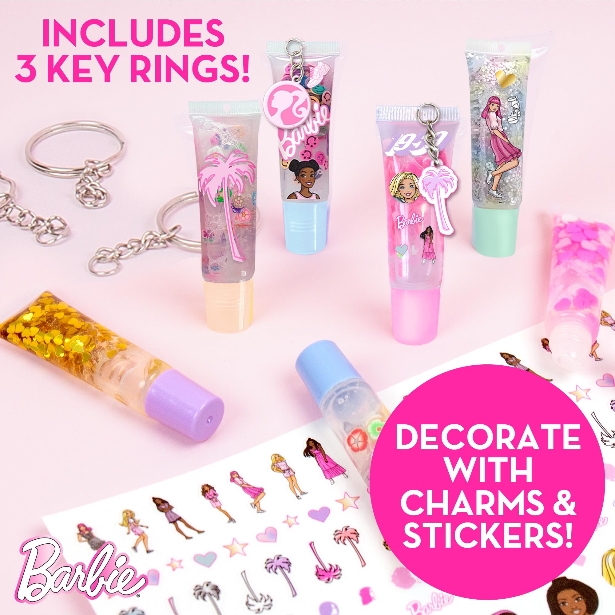 Foto 5 | Kit Para Hacer Brillos De Labios Barbie Sweet Shop Con 12 Accesorios - Venta Internacional.